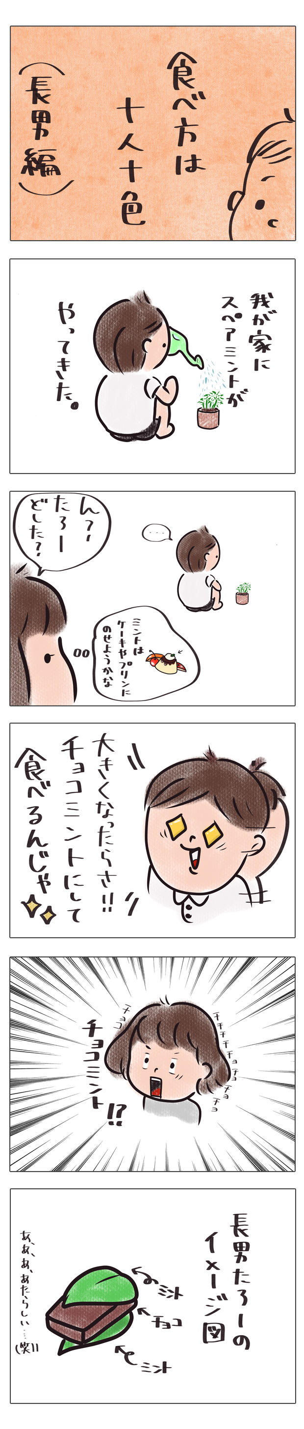 4コマ漫画 食べ方は十人十色 Lineスタンプの作り方